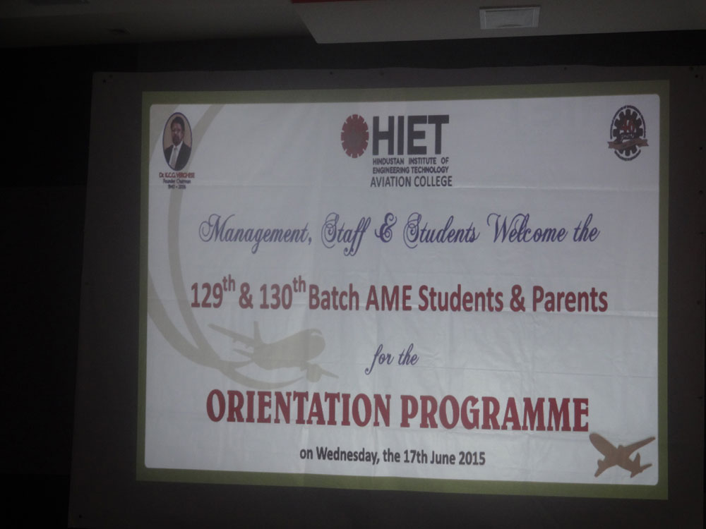 Orientation Programme 129th & 130th Batch of AME - June 17