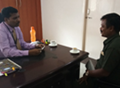 Forging Company Personnel met with Principal