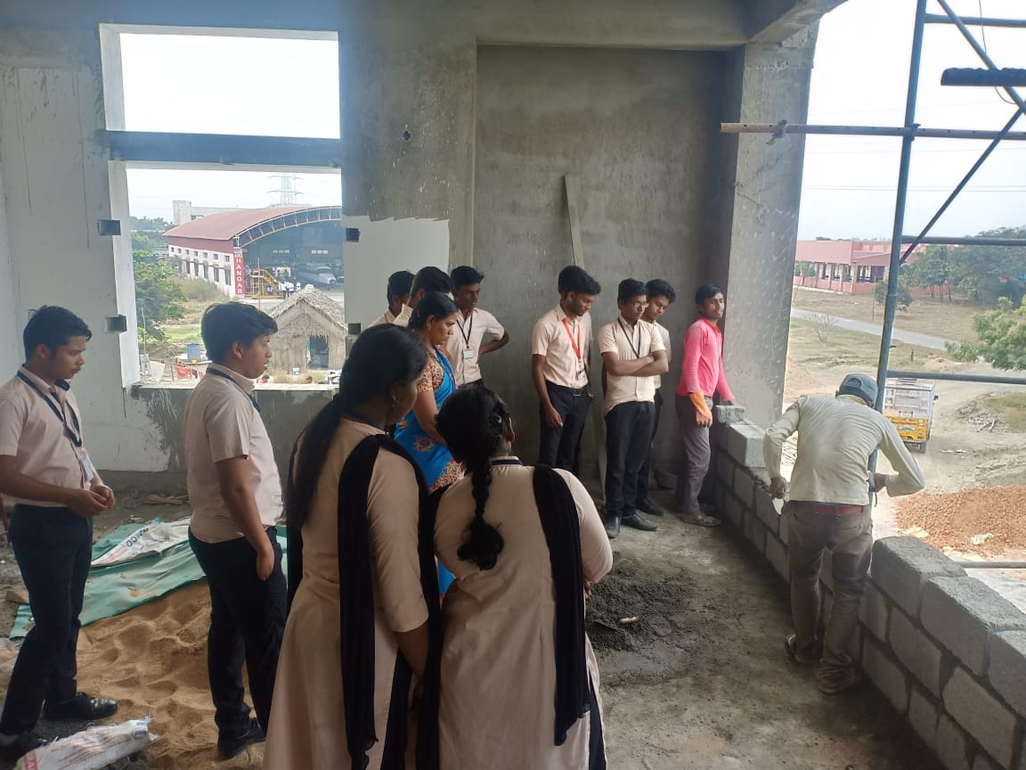 Civil Students visited Mustang Hostel Building Construction