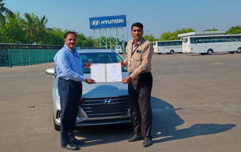 Hyundai Donating a Verna Car to HIET Polytechnic