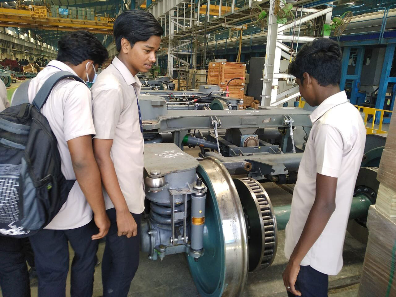 Industrial Visit at Integral Coach Factory HIET